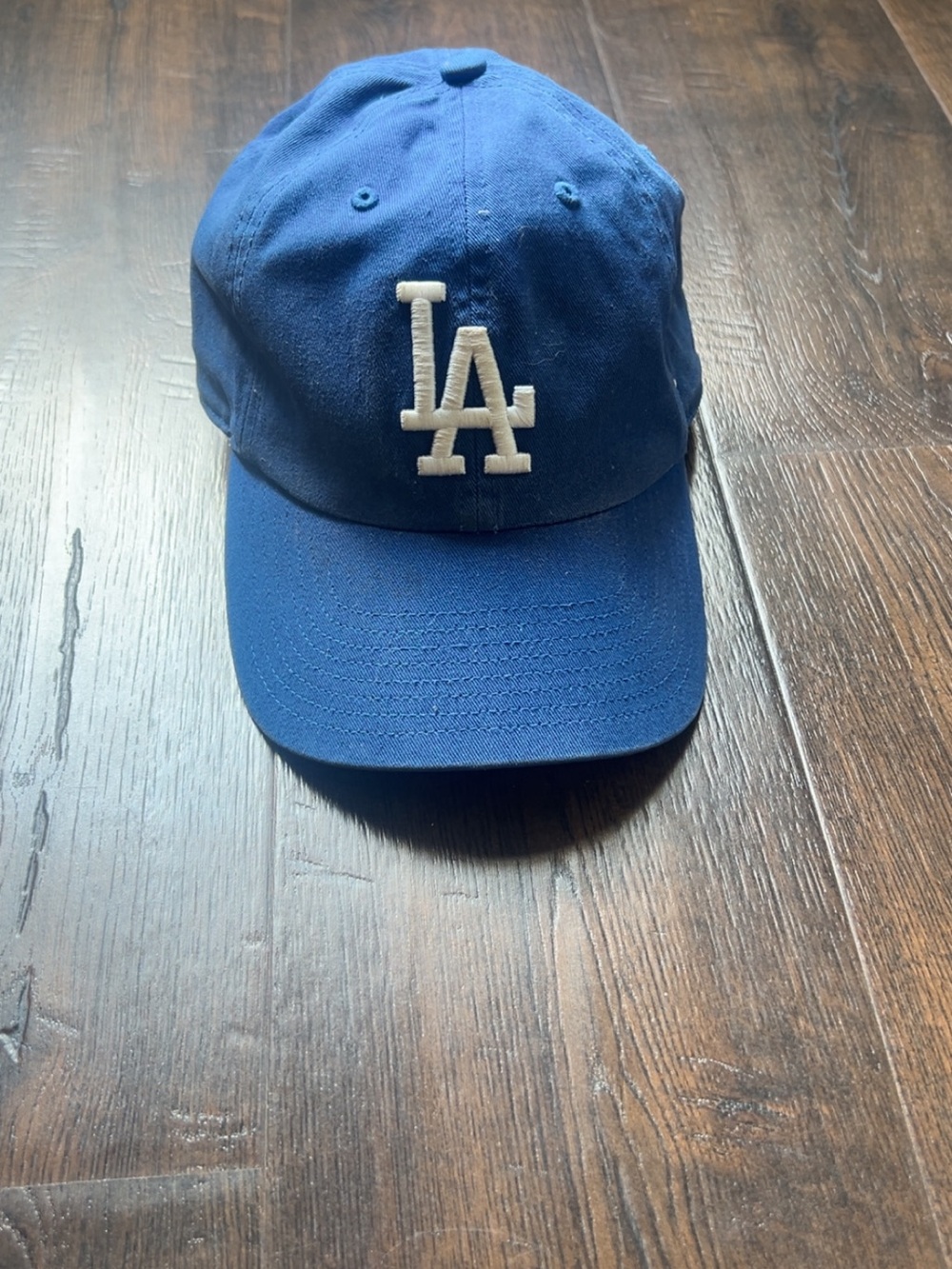 Lids LA Logo Baseball Cap - Royal Blue with White Logo